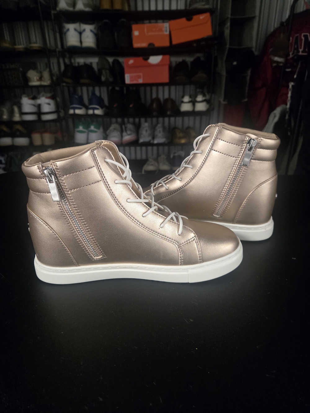 Fuego Unisex Champagne Dance High Top Sneakers Size Mens 5.5 Women's 6.5 - Picture 4 of 10